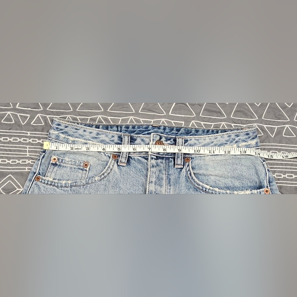 Ksubi Distressed Denim Mini Skirt Size 25 - Picture 3 of 6